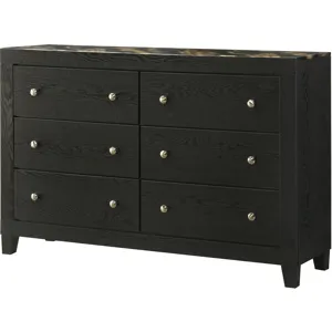 Cadence Dresser-black Gold