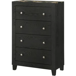 Cadence Chest-black Gold
