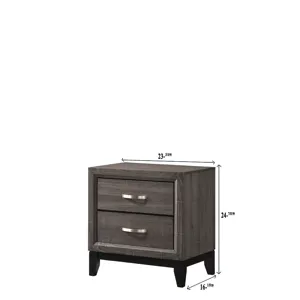 Akerson Night Stand Grey