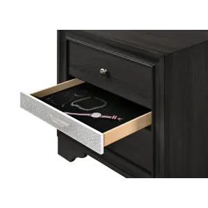 Regata Night Stand Black/silver