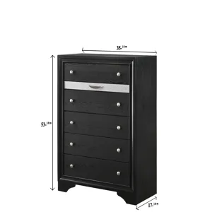 Regata Chest Black/silver