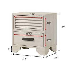 Sarter Night Stand - White
