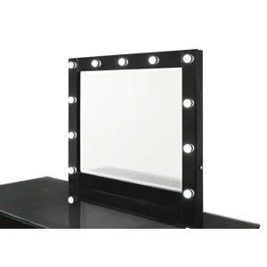 Avery Vanity Top W/led Black