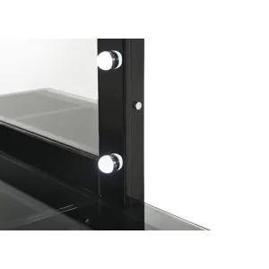 Avery Vanity Top W/led Black
