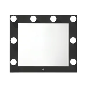 Luxo Vanity Top W/led Black