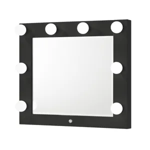 Luxo Vanity Top W/led Black