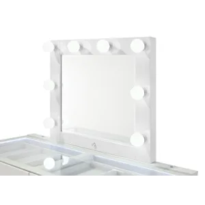 Luxo Vanity Top W/led White