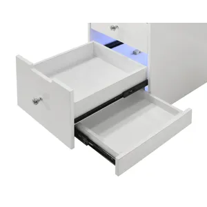 Luxo Vanity Base Pedestals White
