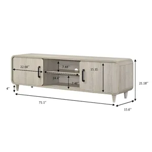 Nyomi TV Stand - White