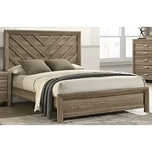 Valor Bed - Light Brown