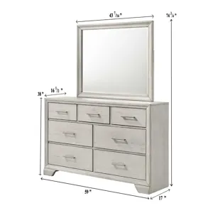 Jaymes Dresser White Mist