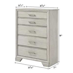 Jaymes Chest White Mist
