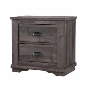 Coralee Night Stand Grey