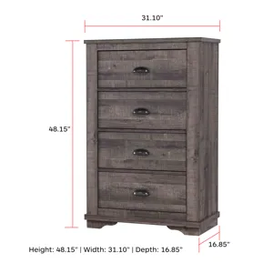 Coralee Chest Grey
