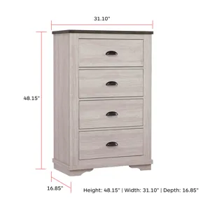 Coralee Chest Chalk/grey