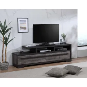 Remington TV Stand Gray/ebony