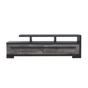 Remington TV Stand Gray/ebony