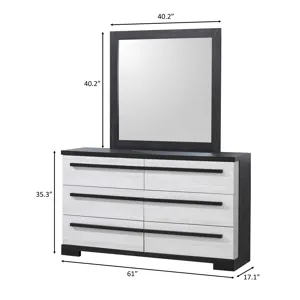 Remington Dresser Chalk/ebony