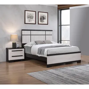 Remington Night Stand Chalk/ebony