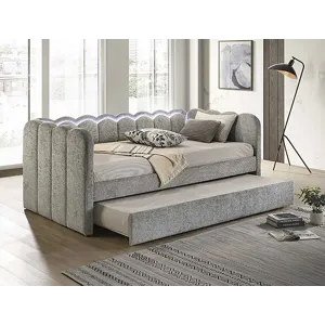 Melody Daybed Arms Slats-light Grey