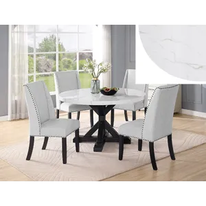 Vance Faux Marble Dining Table Leg