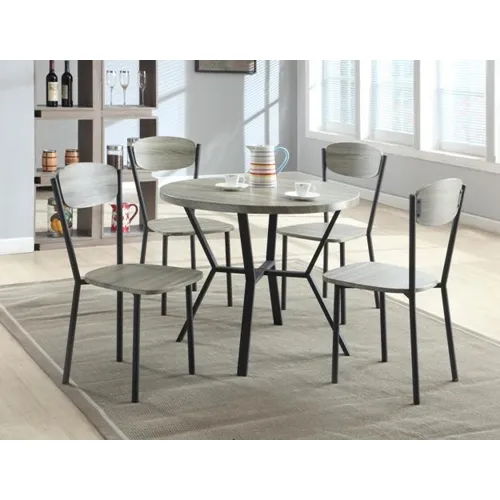 Blake 5-pc Round Dining Table/chair