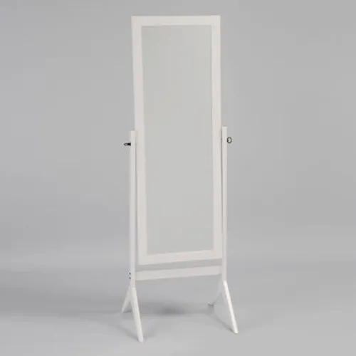 White Cheval Mirror