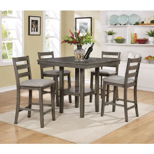 Tahoe 5-pk Counter Height Table Grey