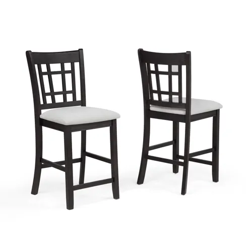Hartwell Counter Height Chair Charcoal Black