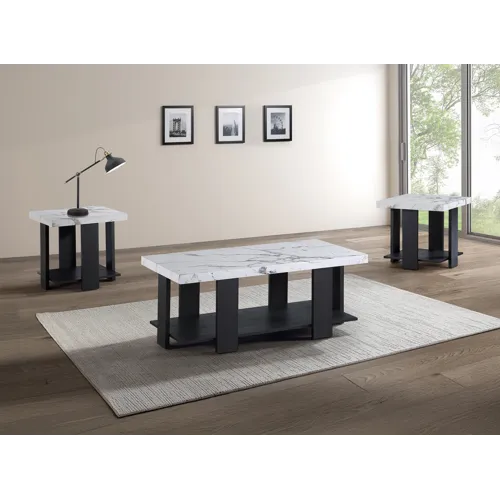 Boris 3-pk Cocktail Set-faux Marble