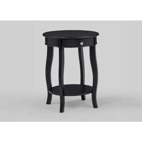 Jacie Chairside Table Black