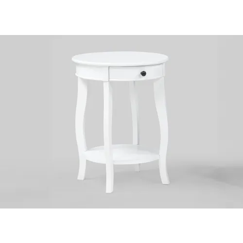Jacie Chairside Table White