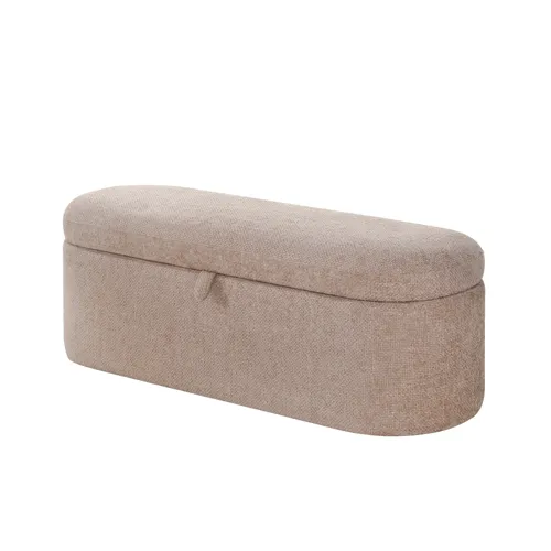 Philipa Storage Bench- Mauve Tweed
