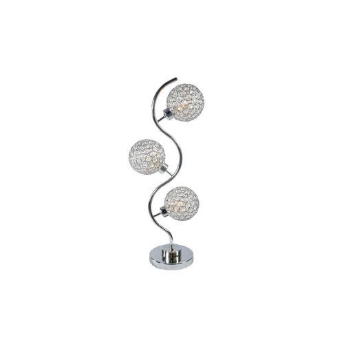 Crystal 3 Globe Table Lamp