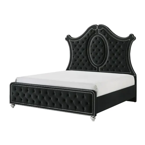 Cameo King Headboard - Black