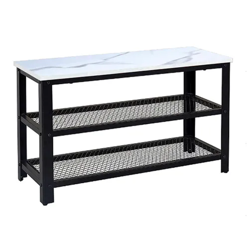 Mezzo Faux Marble Shoe Rack