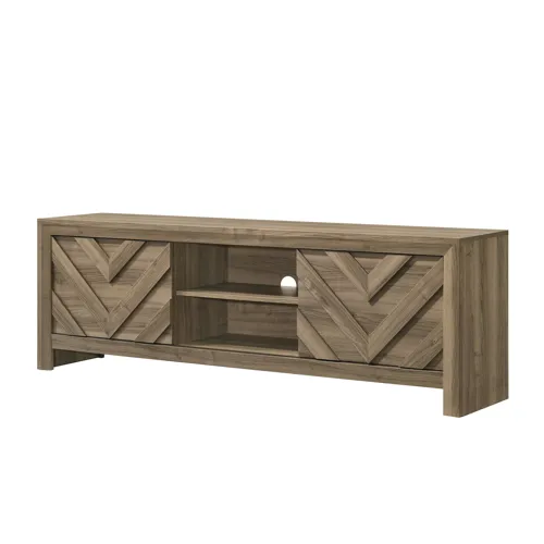 Valor TV Stand-light Brown