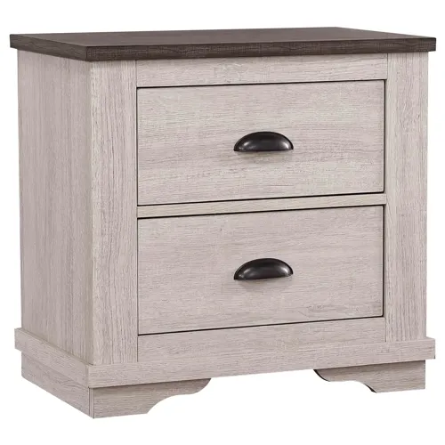 Coralee Nightstand - Chalk Grey