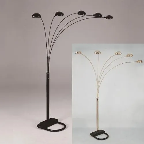 Pewter Shade Floor Lamp 82"h