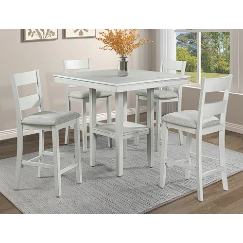 Lester 5-pk Counter Height Table Drift Wood