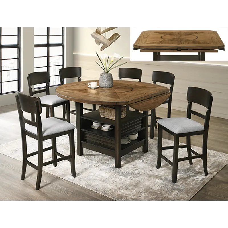 Oakly Counter Height Table Base