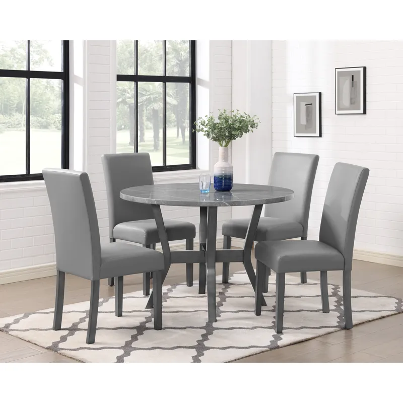 Judson 5-pk Dining Table Set Grey