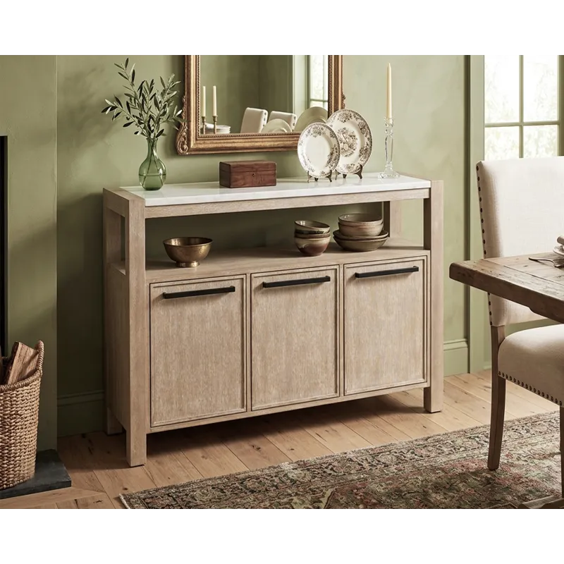 Hazel Genuine Marble Sideboard