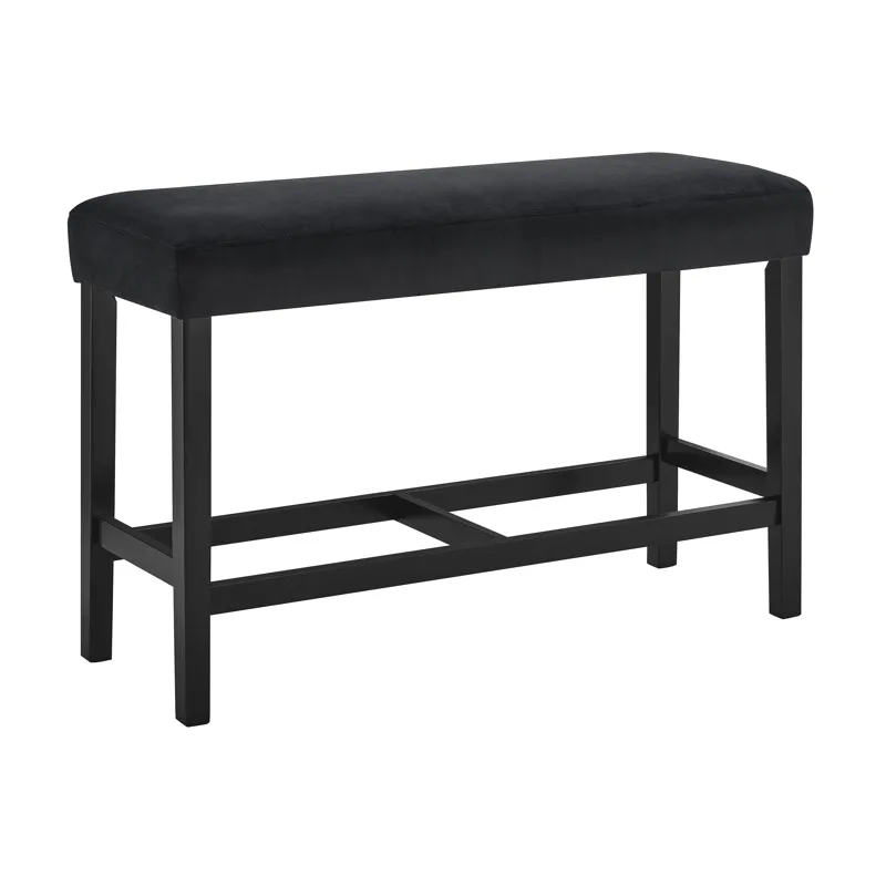 Marbel Counter Height Bench Black