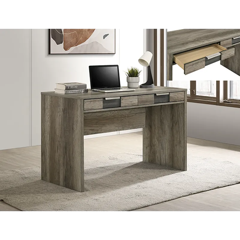 Rangley Writing Desk-grey/brown