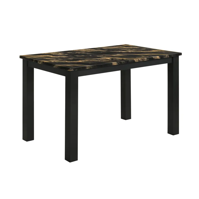 Resia Dining Table-faux Marble Gbk