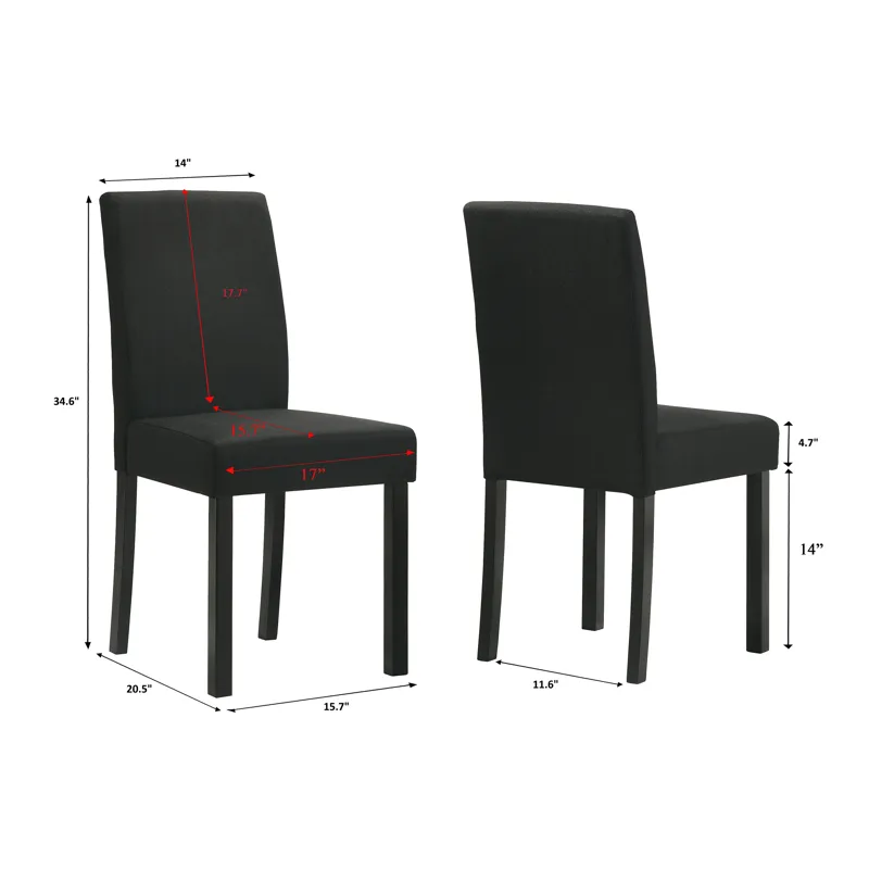 Resia Dining Chair Black