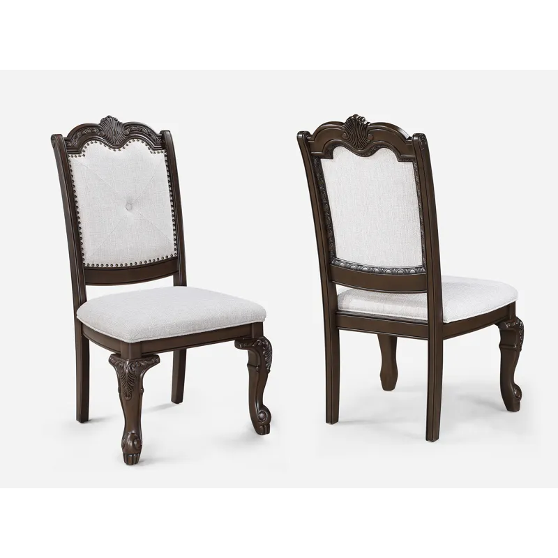 Kiera Side Chair-coffee Brown
