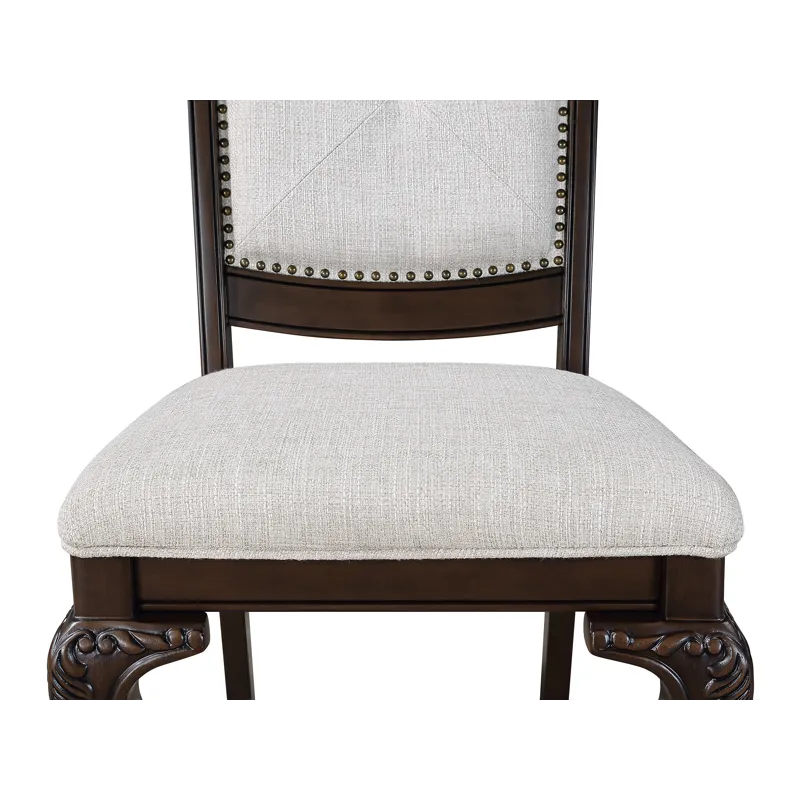 Kiera Side Chair-coffee Brown