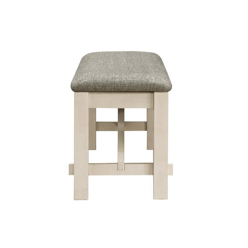Maribelle Bench Chalk Warm Grey